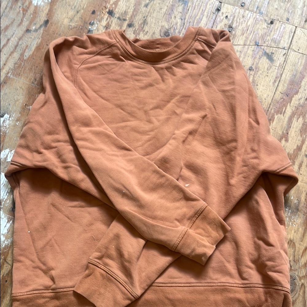 Cozy Orange Sweatshirt